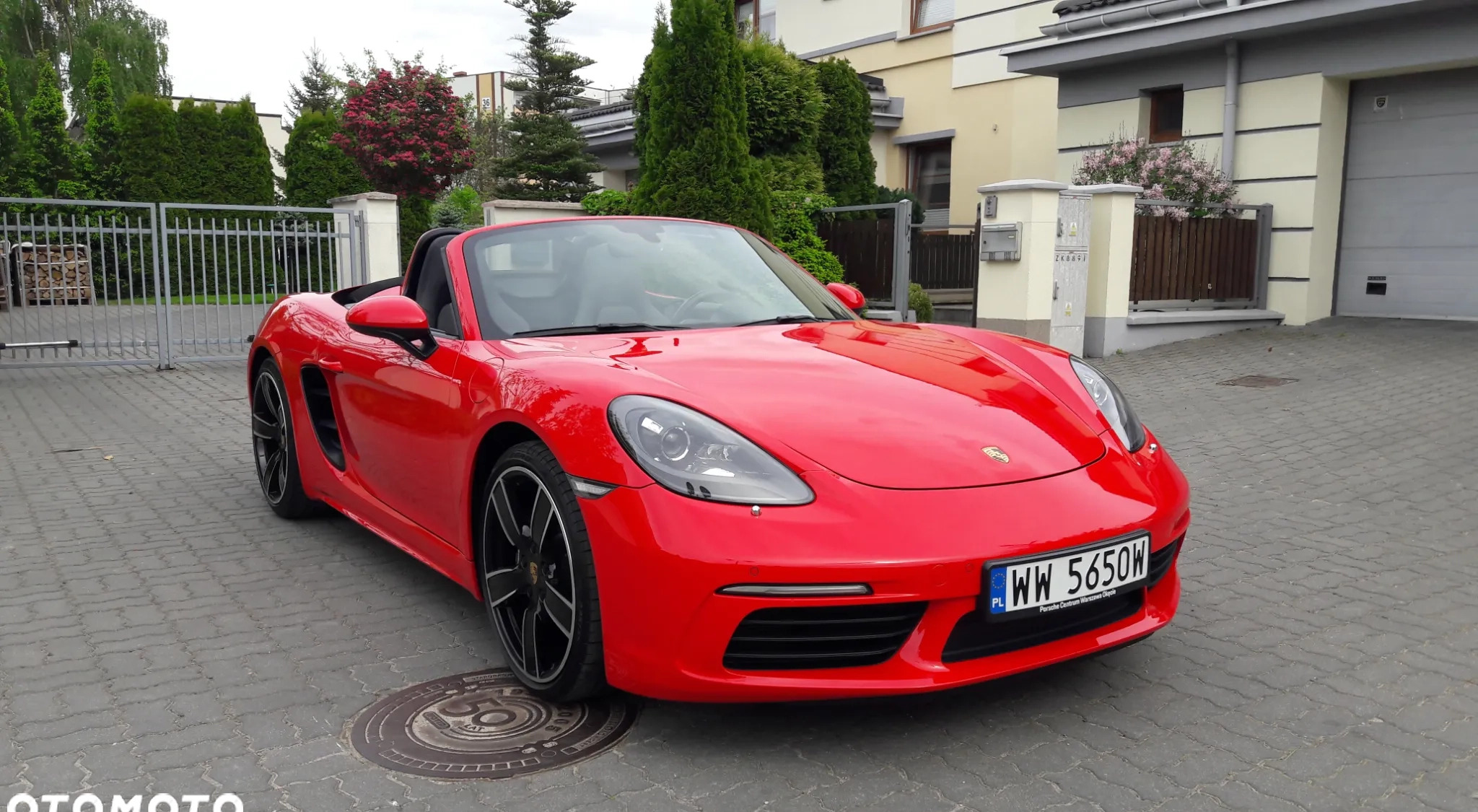 Porsche 718 Boxster cena 265000 przebieg: 58000, rok produkcji 2017 z Warszawa małe 529